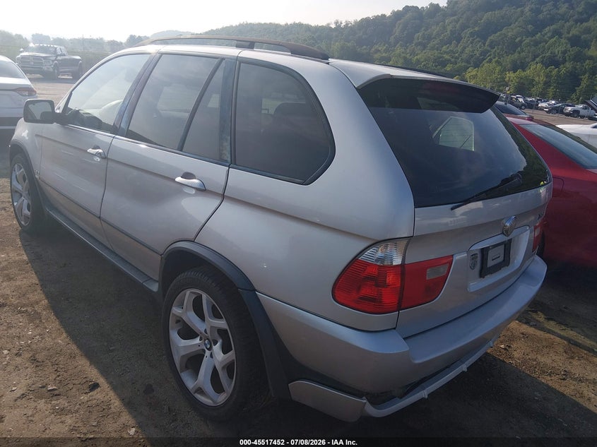 2006 BMW X5 VIN 5UXFA93536LE84922 IAAI salvage auction — NORMAL WEAR, Clear-Dealer Only (West Virginia), sold $750 on 2026-07-16 (photo 3)