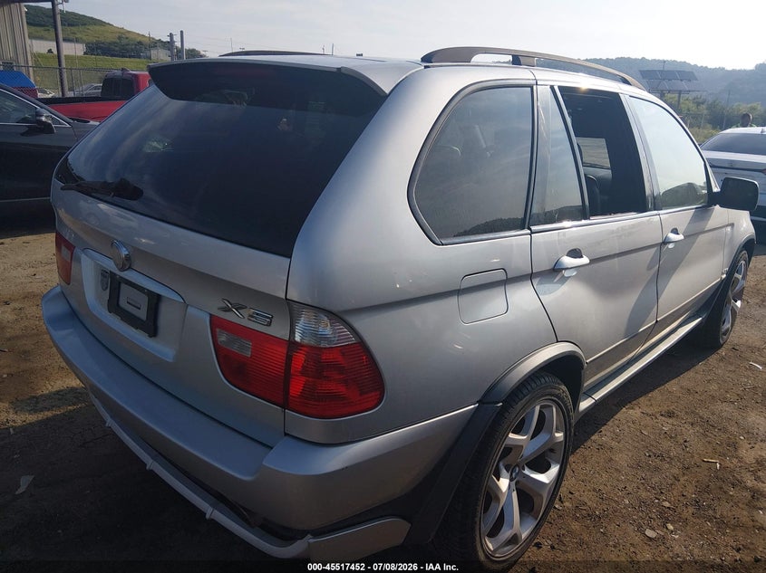 2006 BMW X5 VIN 5UXFA93536LE84922 IAAI salvage auction — NORMAL WEAR, Clear-Dealer Only (West Virginia), sold $750 on 2026-07-16 (photo 4)