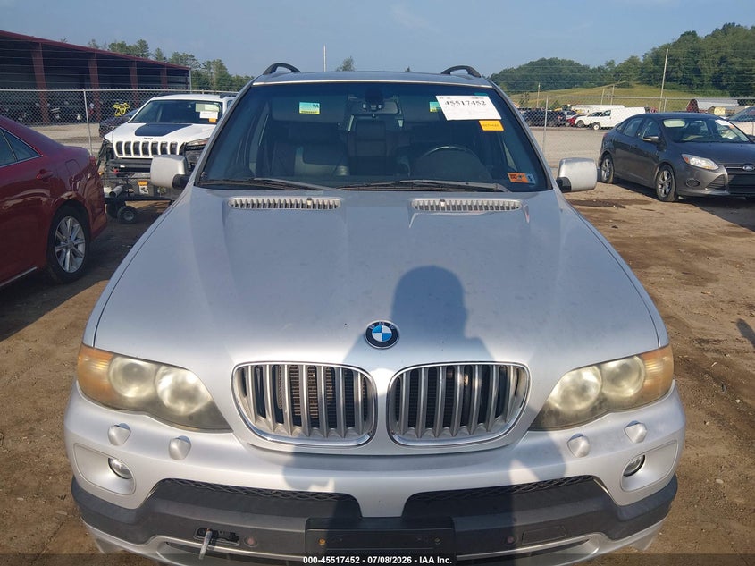 2006 BMW X5 VIN 5UXFA93536LE84922 IAAI salvage auction — NORMAL WEAR, Clear-Dealer Only (West Virginia), sold $750 on 2026-07-16 (photo 6)