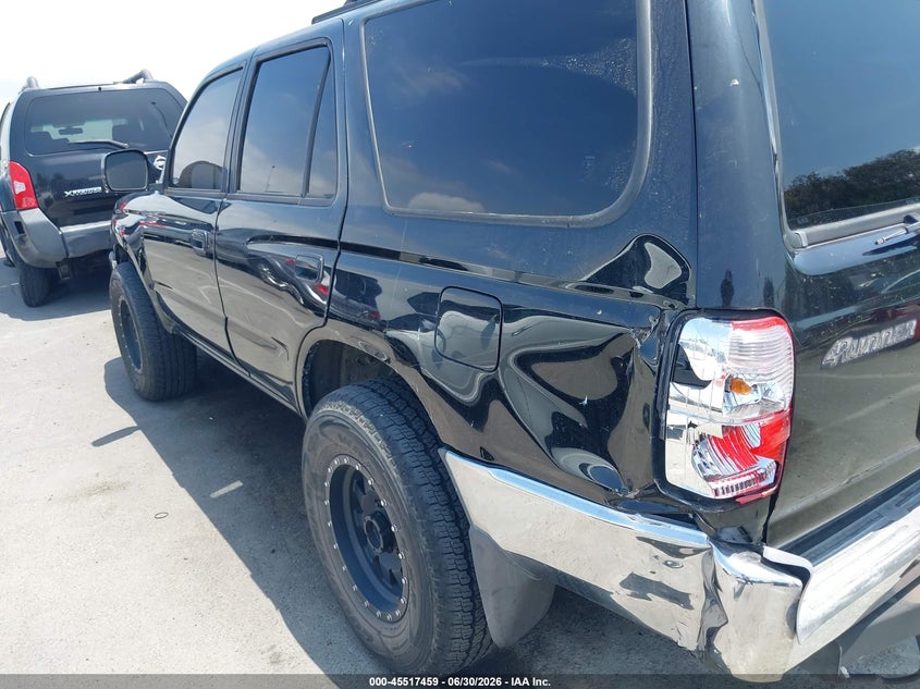 2001 Toyota 4runner VIN JT3GN86R410211261 IAAI salvage auction — REAR END, Salvage (California), sold $1,200 on 2026-07-16 (photo 6)