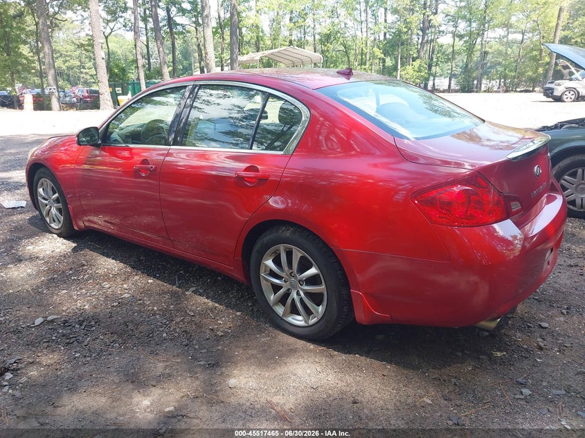 2008 Infiniti G35 VIN JNKBV61E68M211598 IAAI salvage auction — UNKNOWN, Clear (Virginia), sold $25 on 2026-07-21 (photo 3)