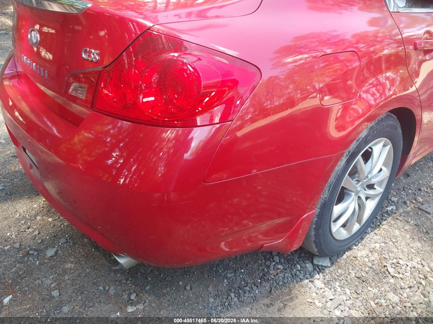 2008 Infiniti G35 VIN JNKBV61E68M211598 IAAI salvage auction — UNKNOWN, Clear (Virginia), sold $25 on 2026-07-21 (photo 6)