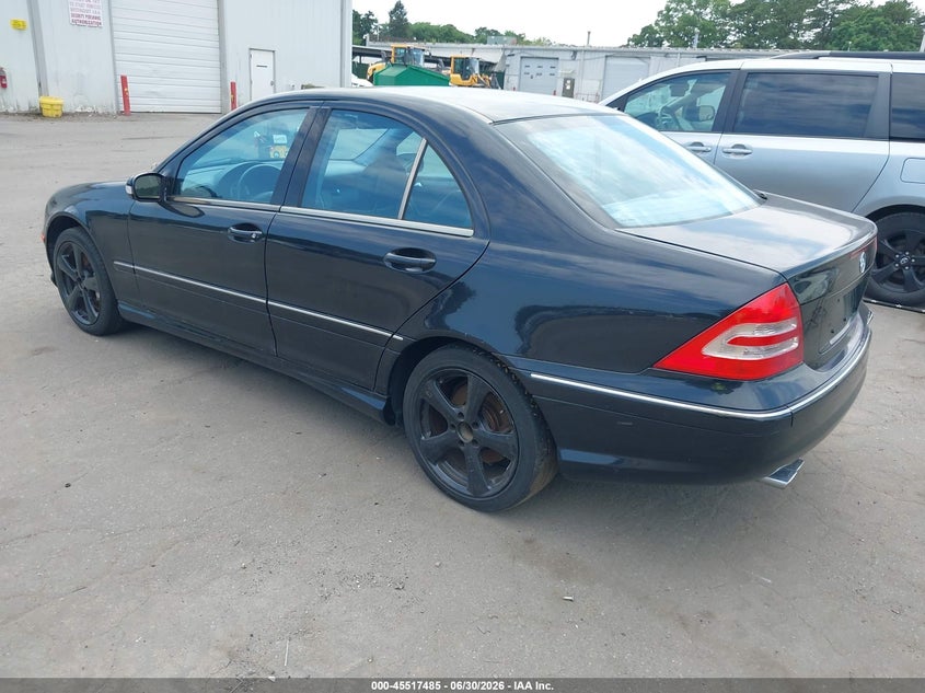 2002 Mercedes-benz C class VIN WDBRF65J12F217999 IAAI salvage auction — FRONT & REAR, Mv-907A (New York), sold $450 on 2026-07-21 (photo 3)