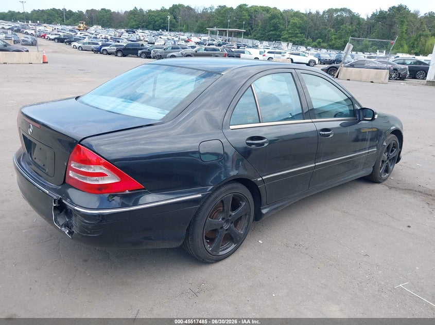 2002 Mercedes-benz C class VIN WDBRF65J12F217999 IAAI salvage auction — FRONT & REAR, Mv-907A (New York), sold $450 on 2026-07-21 (photo 4)