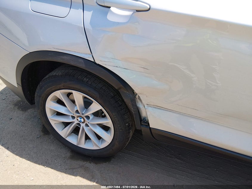 2017 BMW X3 VIN 5UXWX9C39H0W73850 IAAI salvage auction — SIDE, Salvage (Massachusetts), sold $2,050 on 2026-07-28 (photo 6)