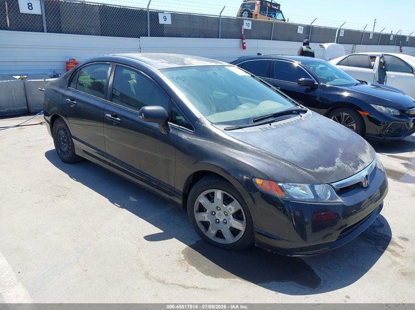 2006 Honda Civic VIN JHMFA16586S013400 IAAI salvage auction — NORMAL WEAR, Clear - Dealer Only (California), sold $225 on 2026-07-15 (photo 1)