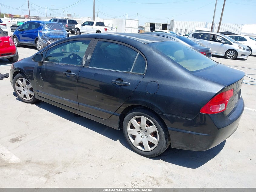 2006 Honda Civic VIN JHMFA16586S013400 IAAI salvage auction — NORMAL WEAR, Clear - Dealer Only (California), sold $225 on 2026-07-15 (photo 3)