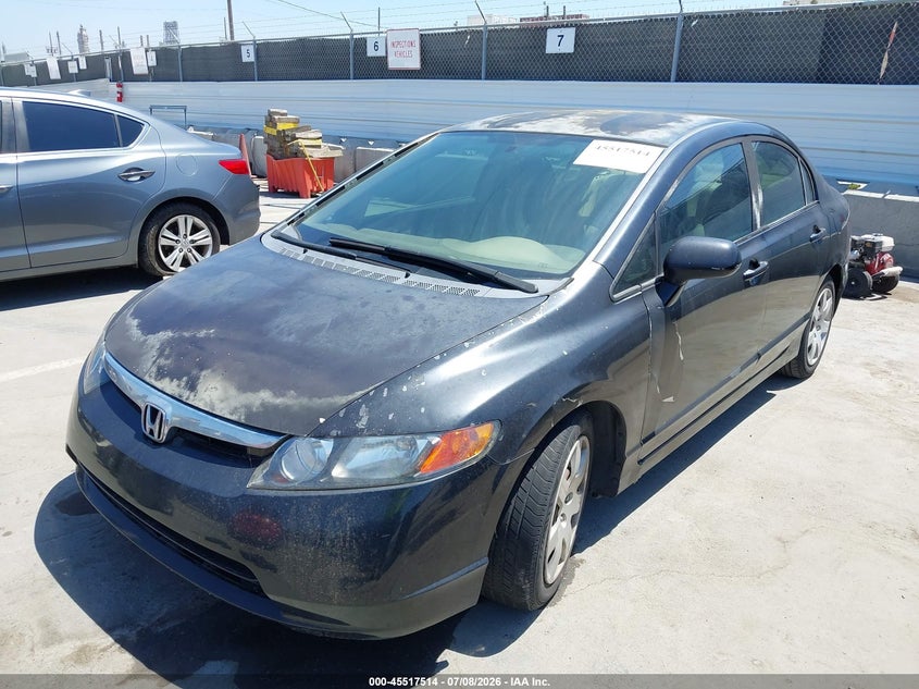 2006 Honda Civic VIN JHMFA16586S013400 IAAI salvage auction — NORMAL WEAR, Clear - Dealer Only (California), sold $225 on 2026-07-15 (photo 6)