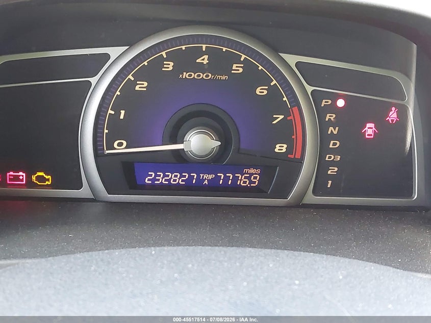 2006 Honda Civic VIN JHMFA16586S013400 IAAI salvage auction — NORMAL WEAR, Clear - Dealer Only (California), sold $225 on 2026-07-15 (photo 7)