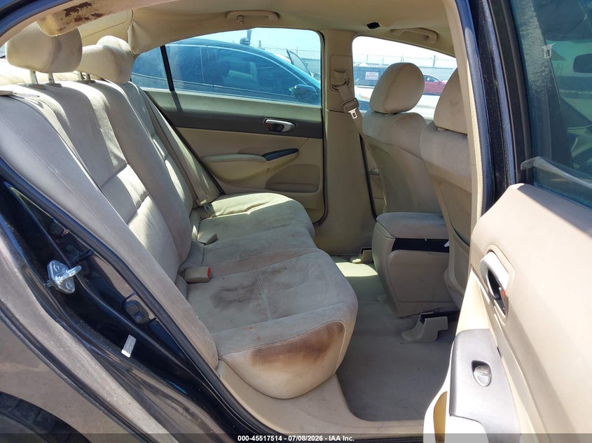 2006 Honda Civic VIN JHMFA16586S013400 IAAI salvage auction — NORMAL WEAR, Clear - Dealer Only (California), sold $225 on 2026-07-15 (photo 8)