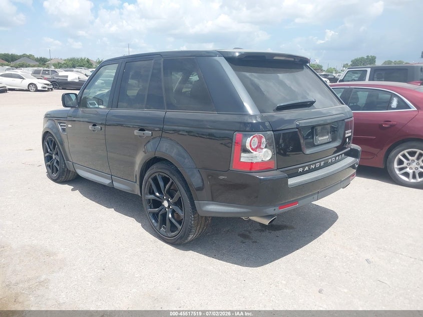 2011 Land rover Range rover sport VIN SALSH2E44BA293500 IAAI salvage auction — NORMAL WEAR, Clear (Texas), sold $1,050 on 2026-07-15 (photo 3)