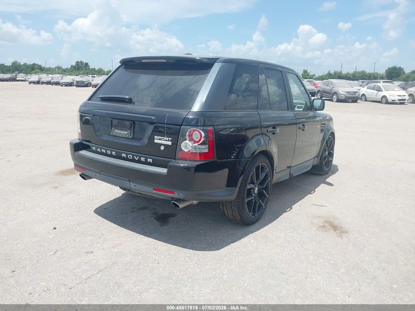 2011 Land rover Range rover sport VIN SALSH2E44BA293500 IAAI salvage auction — NORMAL WEAR, Clear (Texas), sold $1,050 on 2026-07-15 (photo 4)