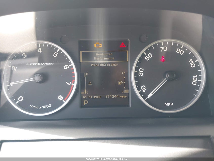 2011 Land rover Range rover sport VIN SALSH2E44BA293500 IAAI salvage auction — NORMAL WEAR, Clear (Texas), sold $1,050 on 2026-07-15 (photo 7)