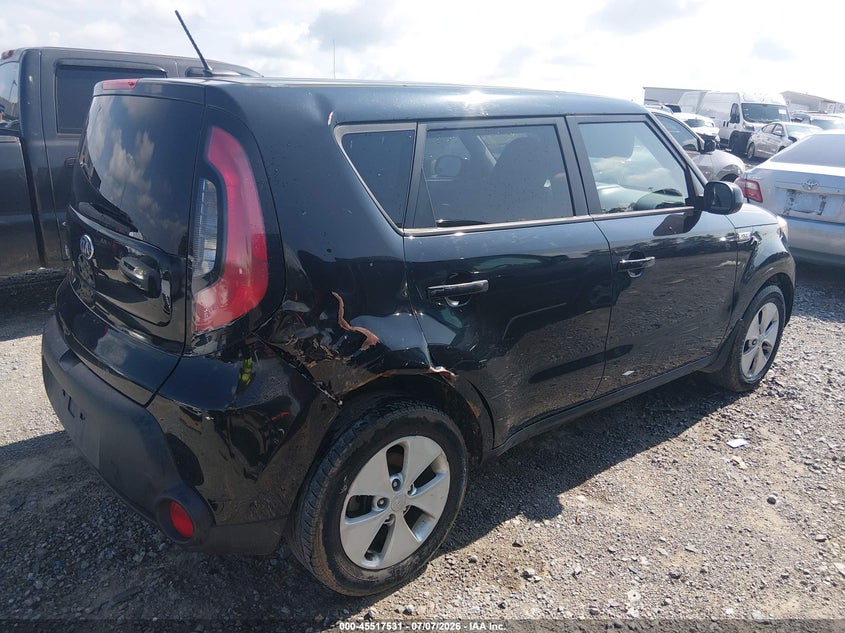 2016 Kia Soul VIN KNDJN2A20G7298360 IAAI salvage auction — NORMAL WEAR, Clear (Tennessee), sold $25 on 2026-07-23 (photo 6)