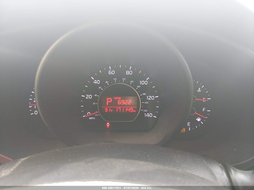 2016 Kia Soul VIN KNDJN2A20G7298360 IAAI salvage auction — NORMAL WEAR, Clear (Tennessee), sold $25 on 2026-07-23 (photo 7)