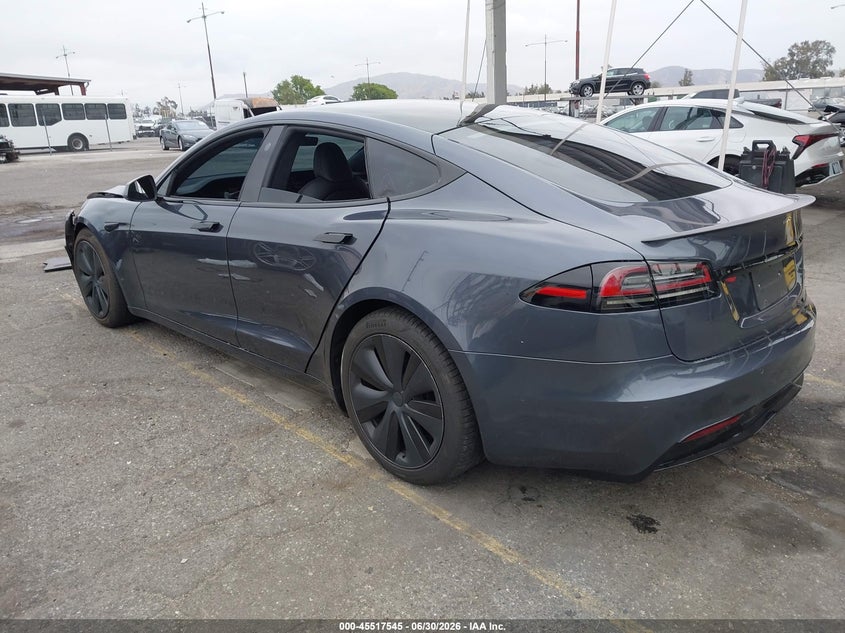2022 Tesla Model s VIN 5YJSA1E66NF478229 IAAI salvage auction — RIGHT SIDE, Salvage Title, sold $1,150 on 2026-07-31 (photo 3)