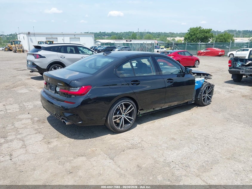 2019 BMW 3er VIN WBA5R7C59KAJ81234 IAAI salvage auction — FRONT END, Wait Title, sold $10,700 on 2026-08-04 (photo 4)
