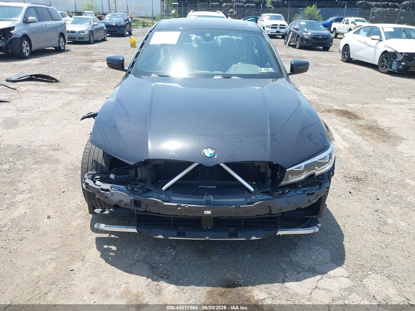 2019 BMW 3er VIN WBA5R7C59KAJ81234 IAAI salvage auction — FRONT END, Wait Title, sold $10,700 on 2026-08-04 (photo 6)