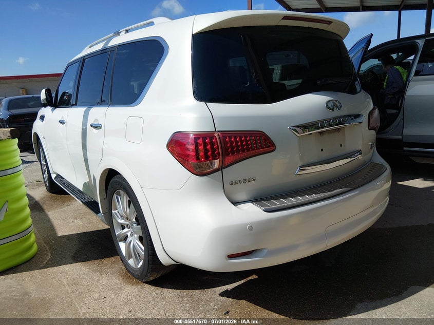 2014 Infiniti Qx80 VIN JN8AZ2NC5E9351440 IAAI salvage auction — NORMAL WEAR, Original (Texas), sold $1,325 on 2026-07-20 (photo 3)