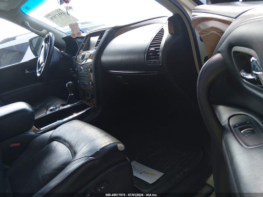 2014 Infiniti Qx80 VIN JN8AZ2NC5E9351440 IAAI salvage auction — NORMAL WEAR, Original (Texas), sold $1,325 on 2026-07-20 (photo 5)