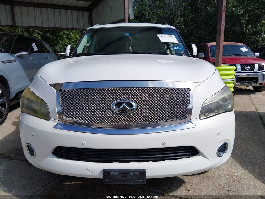 2014 Infiniti Qx80 VIN JN8AZ2NC5E9351440 IAAI salvage auction — NORMAL WEAR, Original (Texas), sold $1,325 on 2026-07-20 (photo 6)