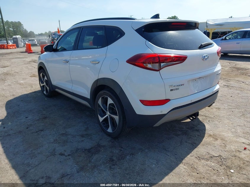 2017 Hyundai Tucson VIN KM8J33A28HU303377 IAAI salvage auction — THEFT, Clear (Virginia), sold $4,550 on 2026-07-24 (photo 3)