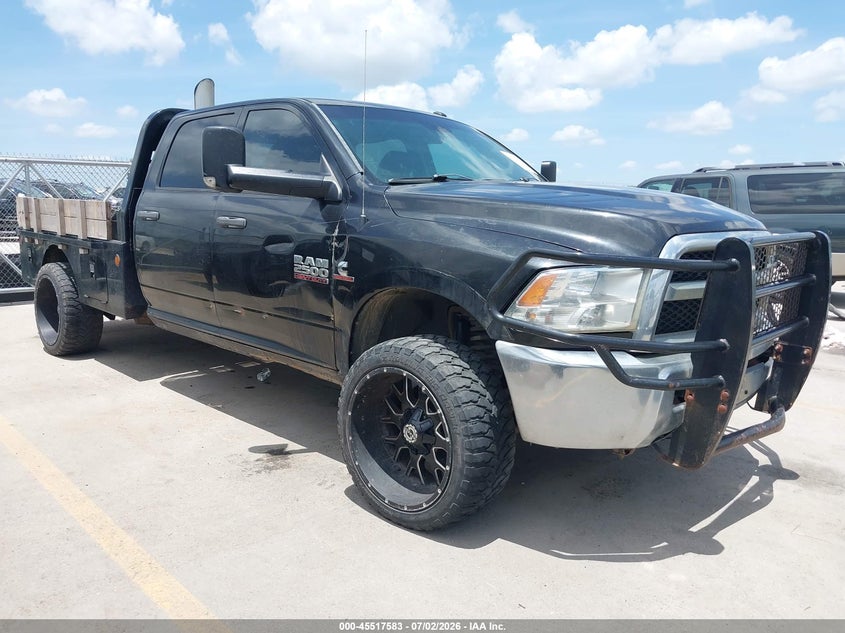 2017 Ram 2500 VIN 3C6UR5HL7HG643401 IAAI salvage auction — LEFT REAR, Salvage (Texas), sold $6,500 on 2026-08-01 (photo 1)