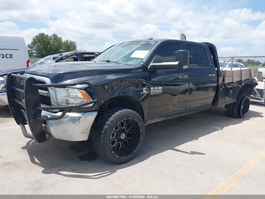 2017 Ram 2500 VIN 3C6UR5HL7HG643401 IAAI salvage auction — LEFT REAR, Salvage (Texas), sold $6,500 on 2026-08-01 (photo 2)