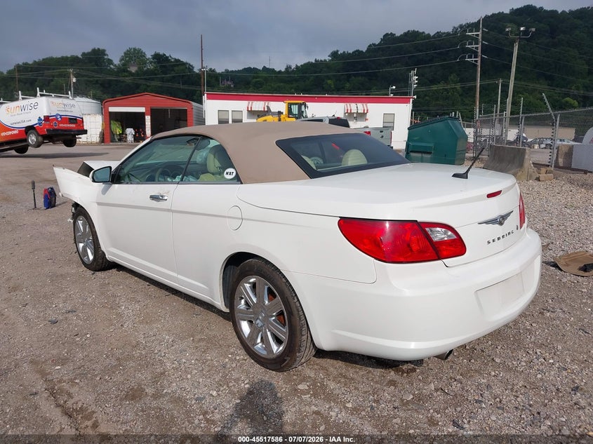 2010 Chrysler Sebring VIN 1C3BC6EV4AN218216 IAAI salvage auction — FRONT END, Salvage (Pennsylvania), sold $325 on 2026-07-22 (photo 3)