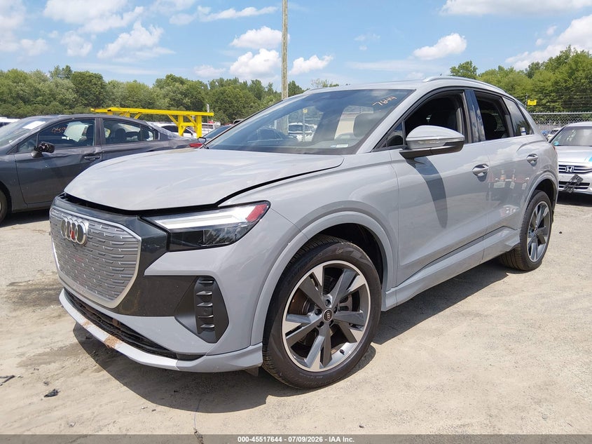 2022 Audi Q4 e-tron VIN WA1H2BFZ9NP030427 IAAI salvage auction — RIGHT FRONT, Salvage Title, sold $12,950 on 2026-07-23 (photo 2)