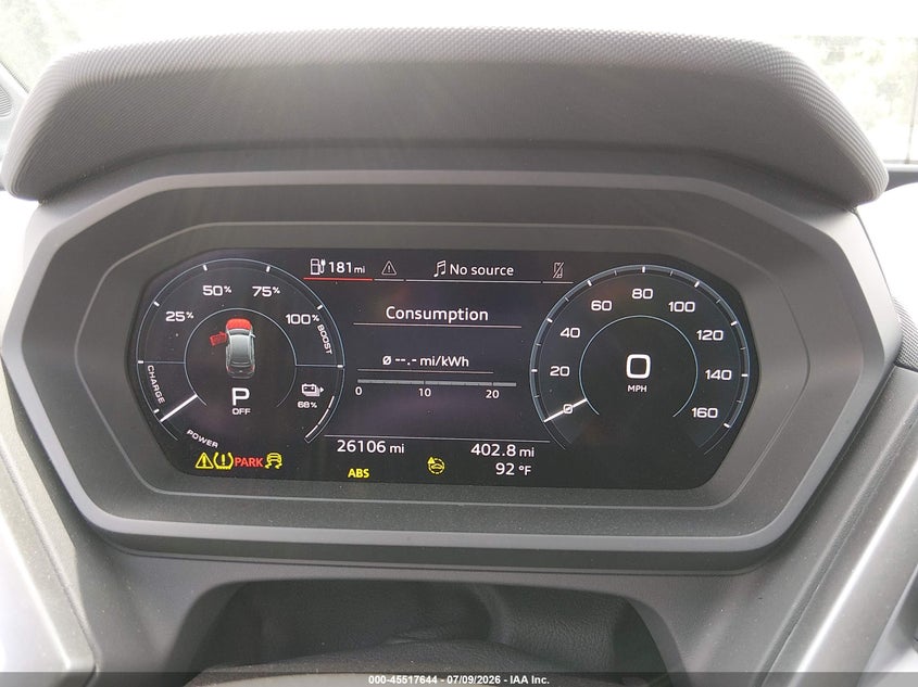 2022 Audi Q4 e-tron VIN WA1H2BFZ9NP030427 IAAI salvage auction — RIGHT FRONT, Salvage Title, sold $12,950 on 2026-07-23 (photo 7)