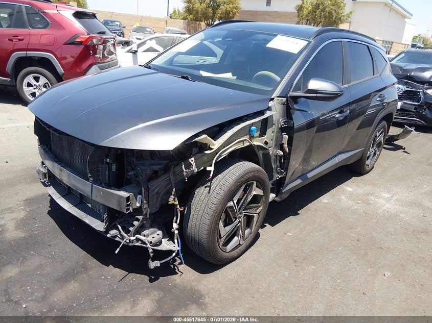 2022 Hyundai Tucson VIN 5NMJC3AE1NH060254 IAAI salvage auction — LEFT FRONT, Salvage Certificate (California), sold $5,875 on 2026-07-10 (photo 2)