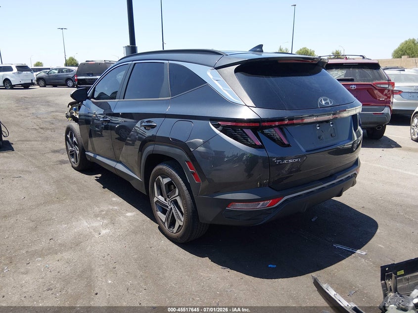 2022 Hyundai Tucson VIN 5NMJC3AE1NH060254 IAAI salvage auction — LEFT FRONT, Salvage Certificate (California), sold $5,875 on 2026-07-10 (photo 3)