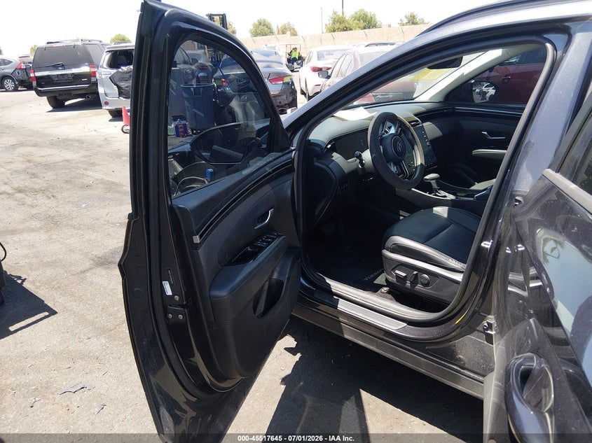 2022 Hyundai Tucson VIN 5NMJC3AE1NH060254 IAAI salvage auction — LEFT FRONT, Salvage Certificate (California), sold $5,875 on 2026-07-10 (photo 5)