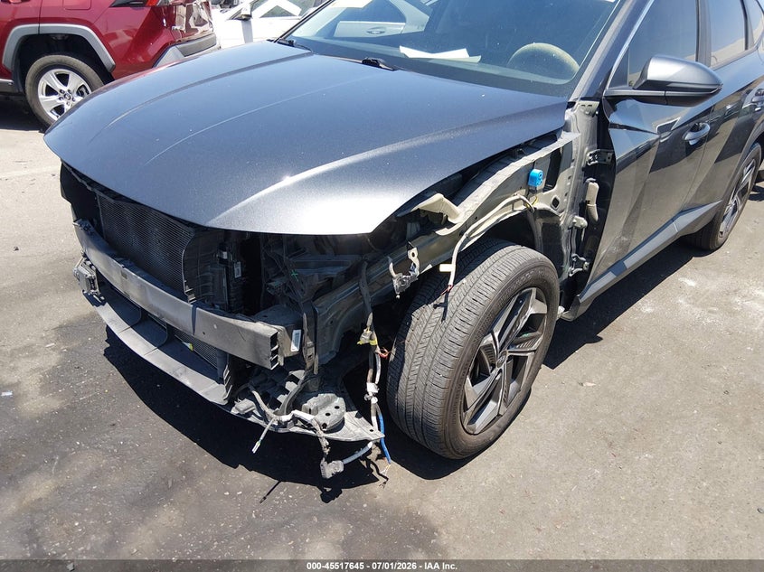 2022 Hyundai Tucson VIN 5NMJC3AE1NH060254 IAAI salvage auction — LEFT FRONT, Salvage Certificate (California), sold $5,875 on 2026-07-10 (photo 6)