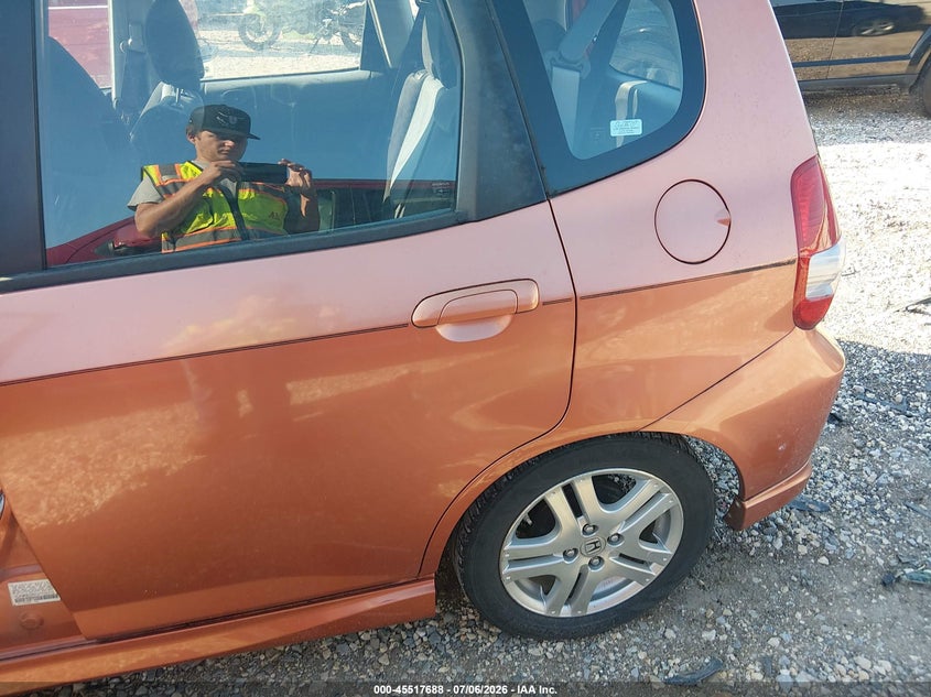2008 Honda Fit VIN JHMGD38698S035275 IAAI salvage auction — NORMAL WEAR, Clear (Arkansas), sold $875 on 2026-07-16 (photo 6)