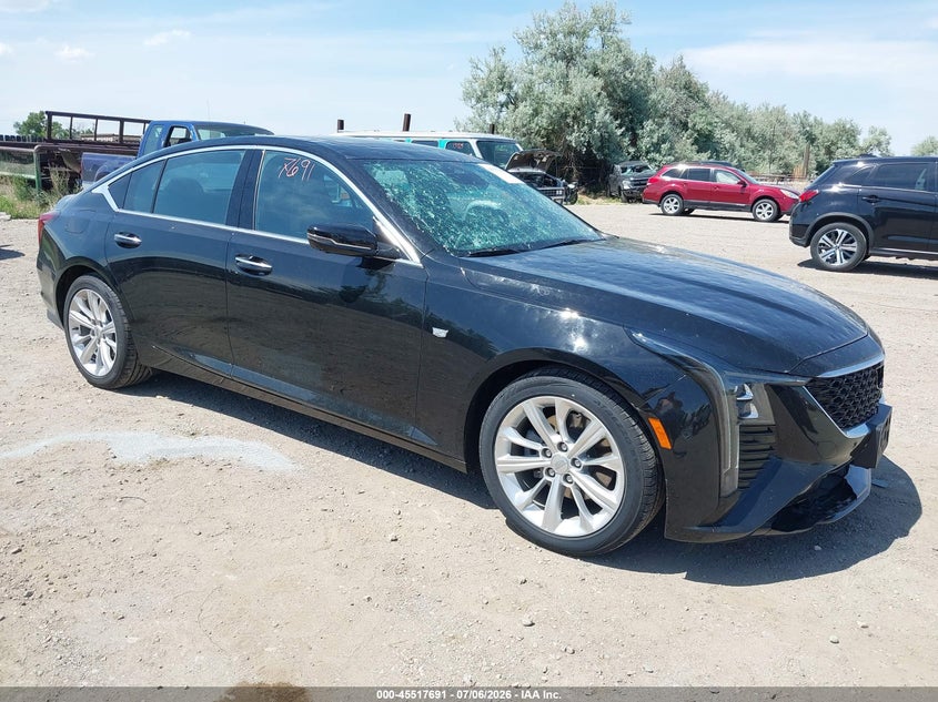 2025 Cadillac Ct5 VIN 1G6DN5RK2S0109585 IAAI salvage auction — HAIL, Enterprise Vehicles Clear Only (California), sold $9,250 on 2026-07-16 (photo 1)