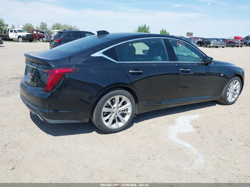 2025 Cadillac Ct5 VIN 1G6DN5RK2S0109585 IAAI salvage auction — HAIL, Enterprise Vehicles Clear Only (California), sold $9,250 on 2026-07-16 (photo 4)