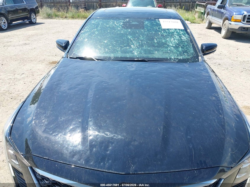 2025 Cadillac Ct5 VIN 1G6DN5RK2S0109585 IAAI salvage auction — HAIL, Enterprise Vehicles Clear Only (California), sold $9,250 on 2026-07-16 (photo 6)