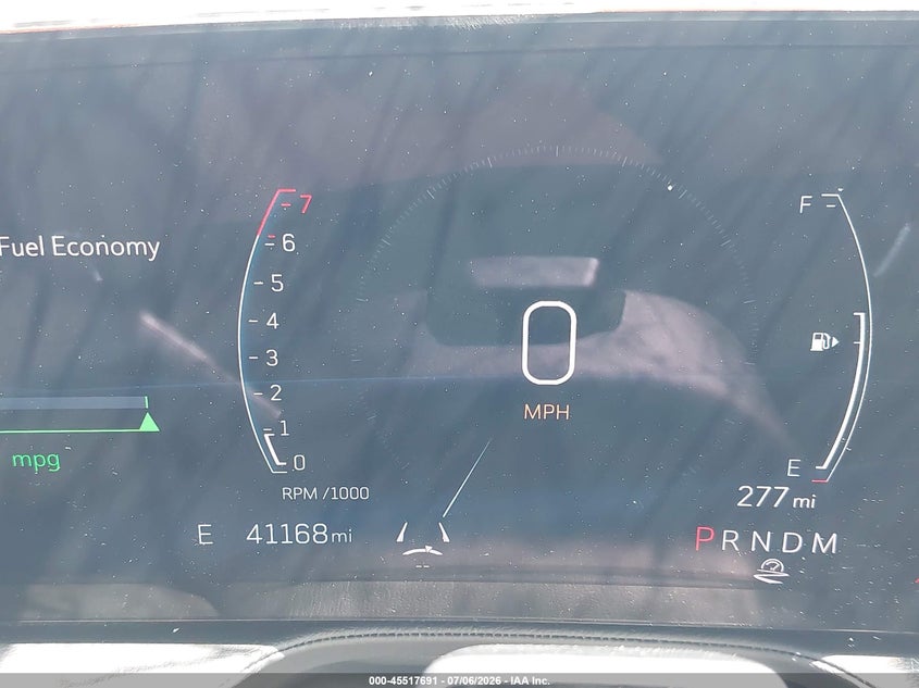 2025 Cadillac Ct5 VIN 1G6DN5RK2S0109585 IAAI salvage auction — HAIL, Enterprise Vehicles Clear Only (California), sold $9,250 on 2026-07-16 (photo 7)