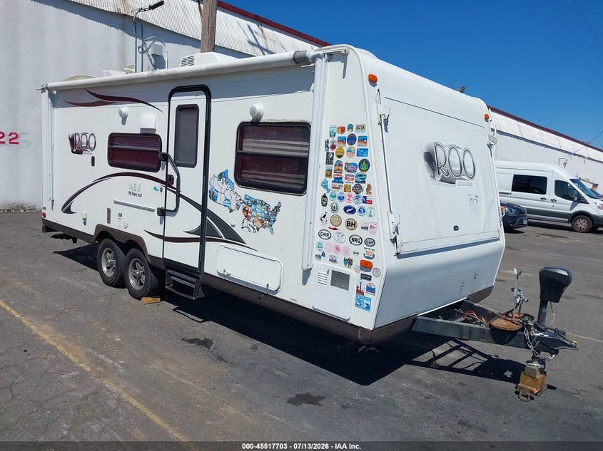2014 Forest river Rockwood VIN 4X4TRLY2XED126970 IAAI salvage auction — UNDERCARRIAGE, Salvage (Texas), sold $25 on 2026-07-30 (photo 1)