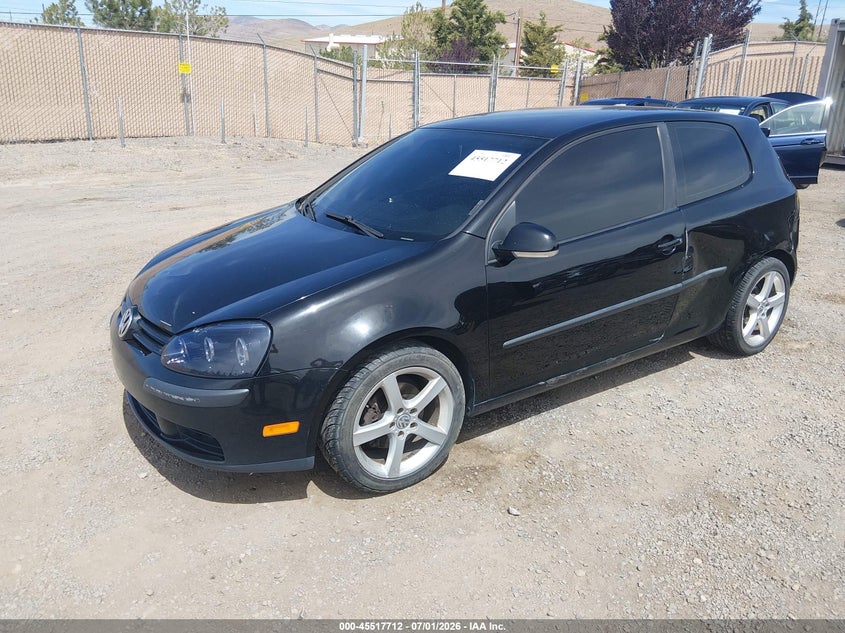 2008 Volkswagen Golf VIN WVWAA71K68W193547 IAAI salvage auction — LEFT & RIGHT, Salvage (Nevada), sold $275 on 2026-07-24 (photo 2)