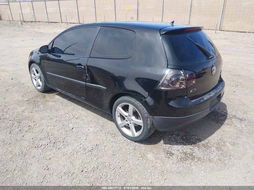 2008 Volkswagen Golf VIN WVWAA71K68W193547 IAAI salvage auction — LEFT & RIGHT, Salvage (Nevada), sold $275 on 2026-07-24 (photo 3)