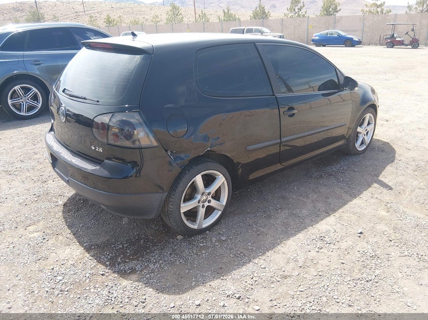 2008 Volkswagen Golf VIN WVWAA71K68W193547 IAAI salvage auction — LEFT & RIGHT, Salvage (Nevada), sold $275 on 2026-07-24 (photo 4)
