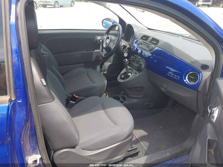 2013 Fiat 500 VIN 3C3CFFAR1DT570551 IAAI salvage auction — NORMAL WEAR, Clear (Kansas), sold $750 on 2026-07-29 (photo 5)
