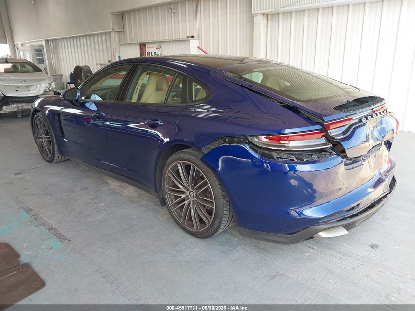 2021 Porsche Panamera VIN WP0AJ2A75ML120521 IAAI salvage auction — FRONT & REAR, Rebuildable (Florida), sold $26,550 on 2026-07-30 (photo 3)