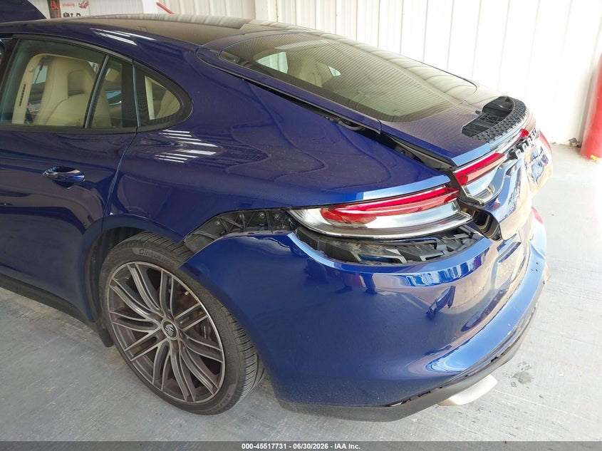 2021 Porsche Panamera VIN WP0AJ2A75ML120521 IAAI salvage auction — FRONT & REAR, Rebuildable (Florida), sold $26,550 on 2026-07-30 (photo 6)
