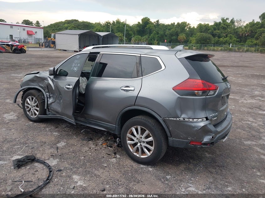2019 Nissan Rogue VIN KNMAT2MT3KP516522 IAAI salvage auction — FRONT & REAR, Clear (Florida), sold $1,125 on 2026-07-30 (photo 3)