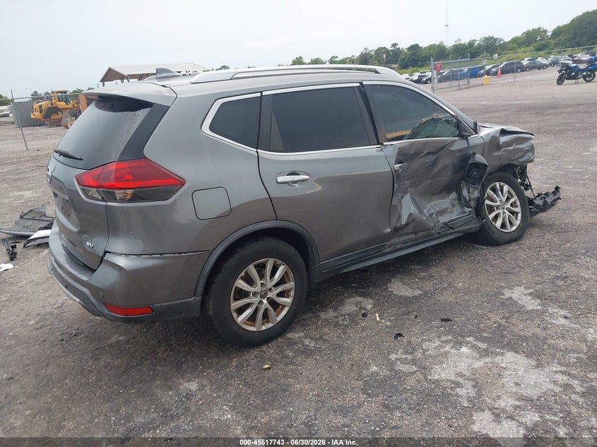 2019 Nissan Rogue VIN KNMAT2MT3KP516522 IAAI salvage auction — FRONT & REAR, Clear (Florida), sold $1,125 on 2026-07-30 (photo 4)