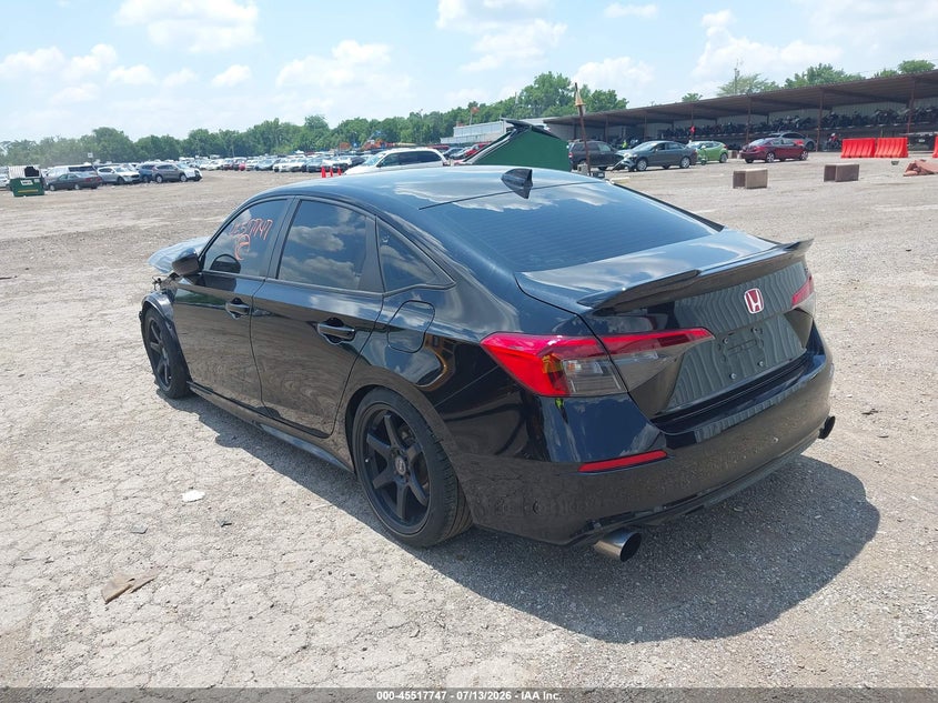 2024 Honda Civic VIN 2HGFE1E57RH475080 IAAI salvage auction — FRONT END, Salvage Title, sold $9,675 on 2026-08-22 (photo 3)
